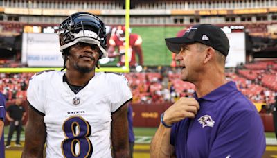 John Harbaugh says Ravens' vision for Lamar Jackson is to be 'greatest quarterback ever'