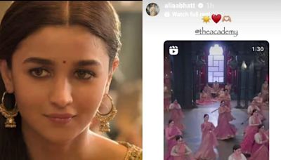 Alia Bhatt’s Ghar More Pardesiya’ From ‘Kalank’ Earns Special Recognition From the Academy