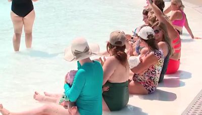 Mothers rally behind woman who was told she couldn’t breastfeed baby at public pool