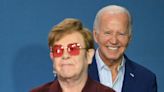 Joe Biden Reacts To Elton John's Onstage F-Bomb With A Simple Hand Gesture