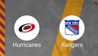 Hurricanes vs. Rangers NHL Playoffs Second Round Game 1 Injury Report Today - May 5