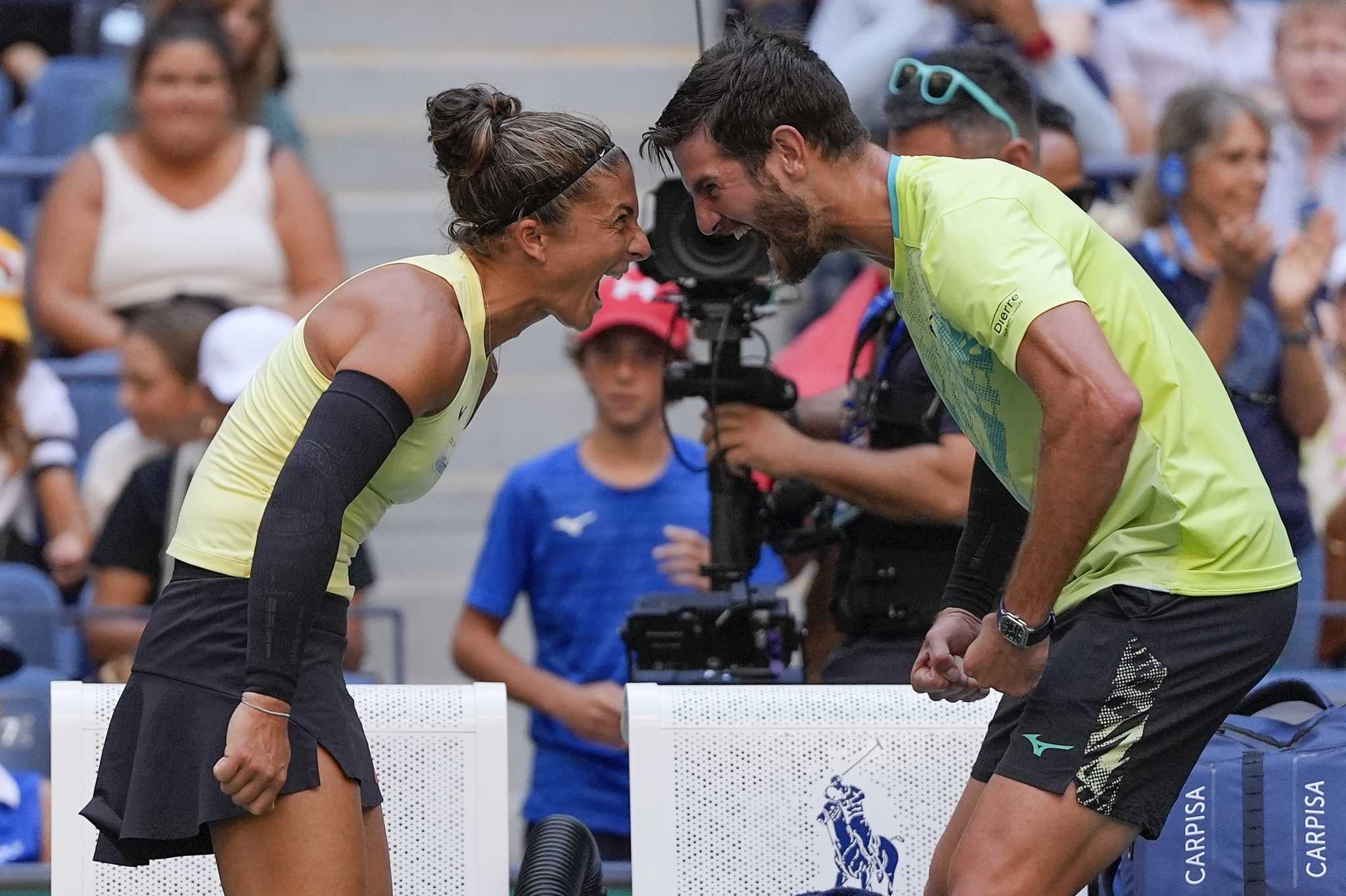 Errani and Vavassori win US Open mixed doubles title in Young's final match before retiring