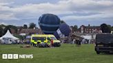 Doncaster Balloon Festival: Rider seriously injured in motorcycle stunt crash