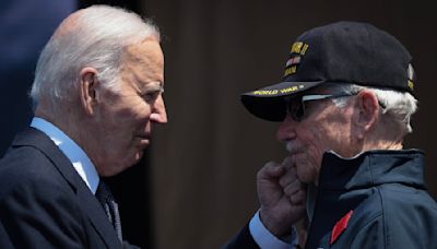 On 80th anniversary of D-Day invasion, Biden and Macron honor WWII veterans at Normandy