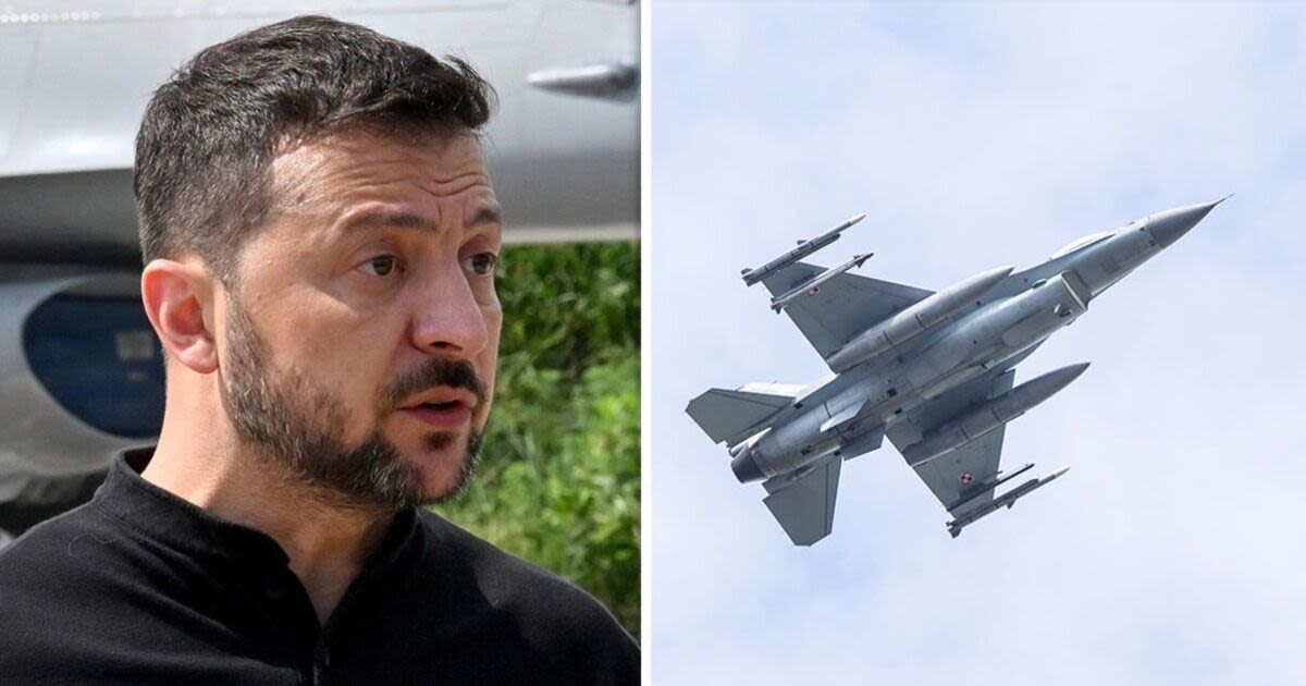 Ukraine receives first £50m F-16 fighters jets but there's one big problem