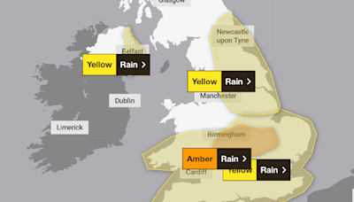 Flooding and tornadoes forecast as Met Office warns of 100mm of rain in a day