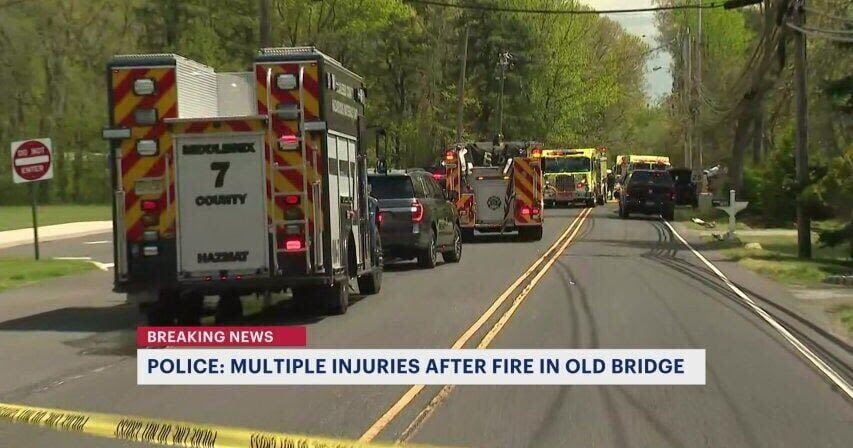 Police: Multiple injuries reported in Old Bridge fire; Jonas Salk Middle School students shelter in place