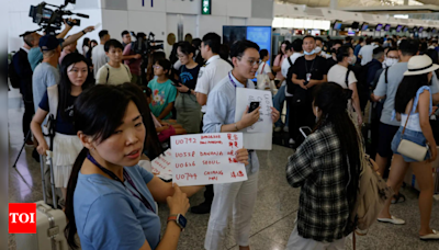 Hong Kong airport says some airlines affected by IT outage - Times of India