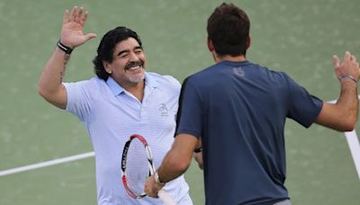 Del Potro recordó a Maradona con una divertida anécdota en la Copa Davis: «Cuando ganamos se metió al vestuario…»