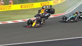¡Choque entre Verstappen y Hamilton en Hungría!
