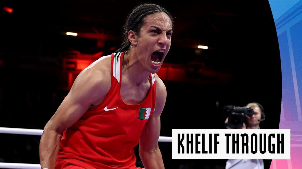 Paris 2024 Olympics video: Imane Khelif defeats Anna Luca Hamori in women's boxing quarter-final