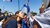 Pro-Palestinian protest outside LA synagogue turns violent, as Biden and others condemn it