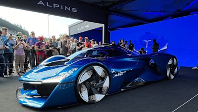 Alpine reveals hydrogen-combustion sports car with 335bhp