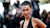 Bella Hadid Stuns in a Dramatic, Cinched Versace Gown on the Cannes Red Carpet