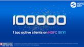 With 100000 Active Accounts Choose HDFC Sky