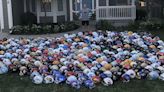 College football fan displays 500-plus helmet collection