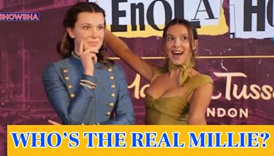 Millie Bobbie Brown Surprises Fans At Enola Holmes Wax Figure Unveiling At Madame Tussauds | WATCH - News18