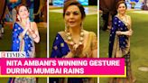 Nita Ambani Thanks Paps Amid Heavy Mumbai Rains; Sends 'Prasad' From Anant-Radhika's Puja - Times of India Videos