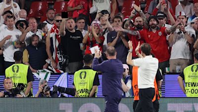 Beer cups thrown at Gareth Southgate after dismal draw with Slovenia