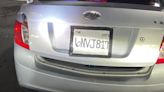 Suspect Makes A Questionable Fake License Plate
