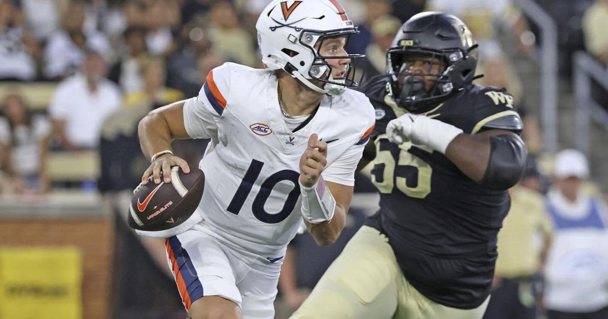 Virginia football uses fourth-quarter rally to beat Wake Forest in ACC opener