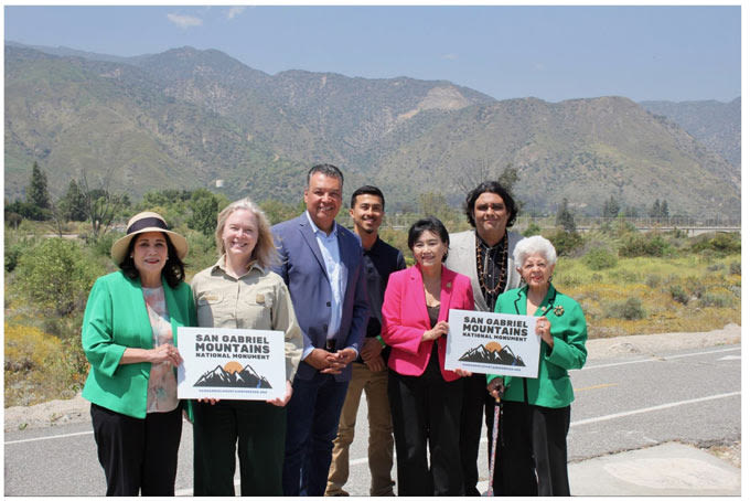 ...Chu, Grace Napolitano, Community Leaders Celebrate Expansion of San Gabriel Mountains National Monument in Los Angeles County