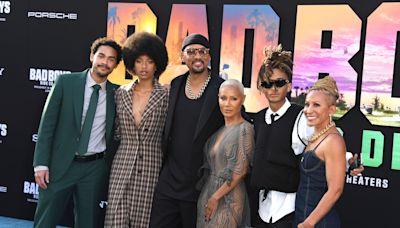 Will Smith Joined by Wife Jada Pinkett Smith, His 3 Kids at ‘Bad Boys: Ride or Die’ Premiere