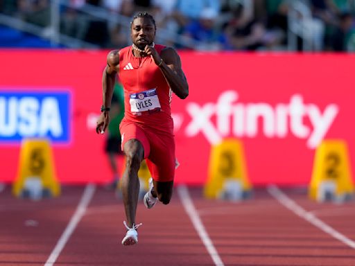 U.S. Track & Field Trials: Noah Lyles primed for Paris after 100m victory