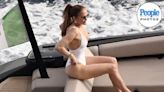 Jennifer Lopez Soaks Up the Sun in a Plunging White Swimsuit and Matching Heels During Italian Yacht Trip