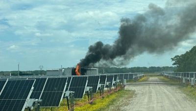 'Accidental' fire sparks at solar farm in Chesapeake, officials say