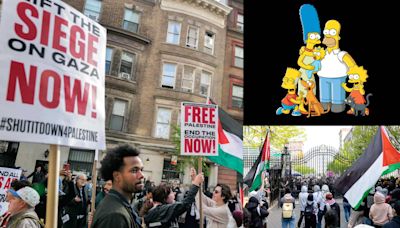 NYU forces Palestine protesters to watch 'The Simpsons' as punishment