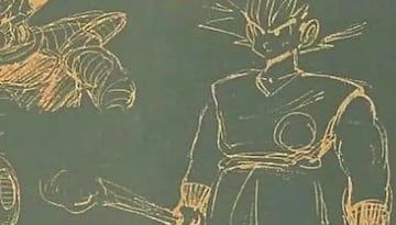 Un boceto original muestra que Goku iba a tener este arma legendaria aunque se terminó desechando