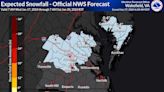 it's snowing now in Salisbury. Here's how much is expected Friday, into weekend