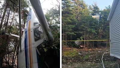 Small plane crashes into trees on Swan's Island