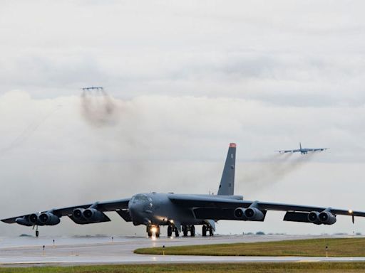 Russia says it scrambled fighter jets to intercept 2 US B-52H Stratofortress bombers approaching the Russian border