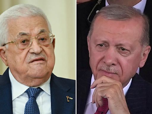 Turkey's Erdogan meets with Palestinian leader Abbas ahead of speech to parliament