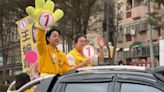 竹東掃街爭取選民支持 王婉諭:讓時力續留國會