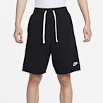 NIKE 短褲 男款 運動褲 ASMNK CLUB ALUMNI LBR FT SHORT 黑 DX0767-010