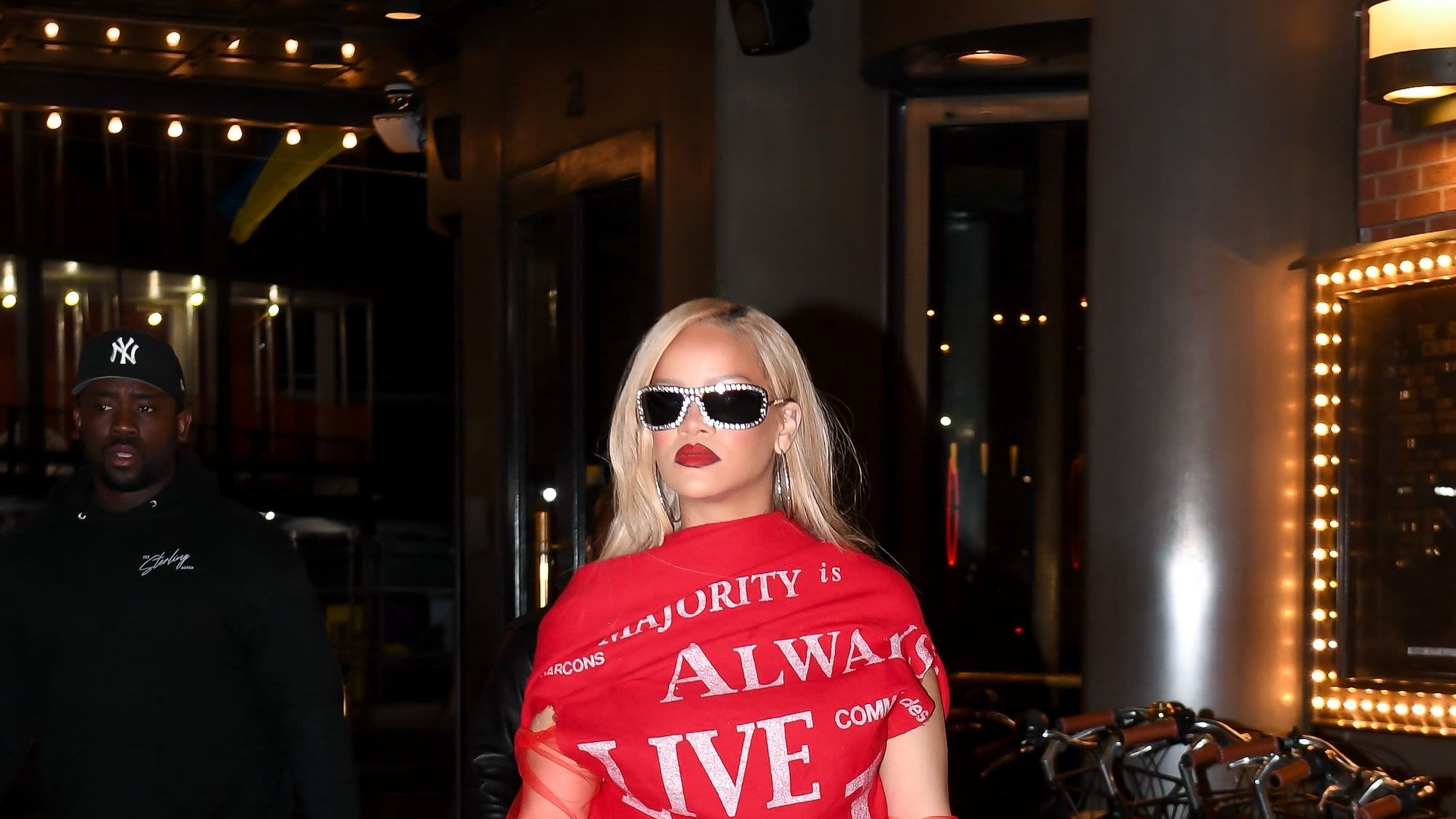 Rihanna Reminds Us Why She’s Still the Queen of Street Style in an Explosion of Red