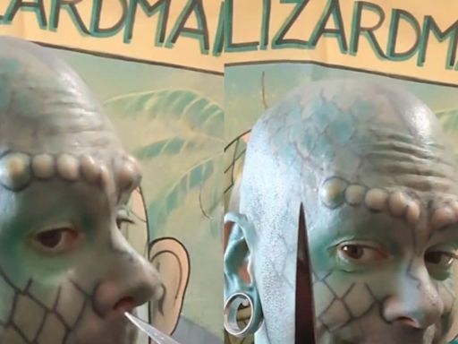 Real-Life 'Lizardman' Talks About His Creepy Transformation - News18