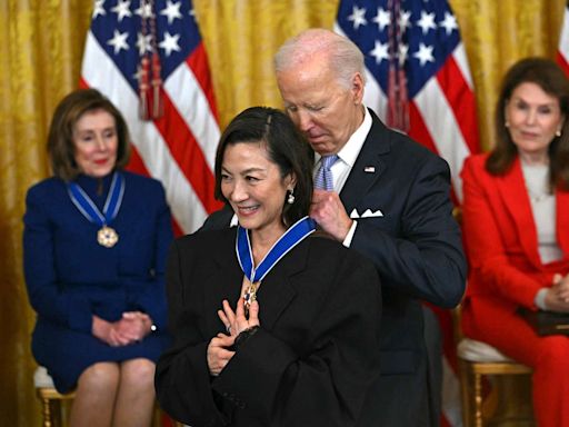 Michelle Yeoh Receives Presidential Medal of Freedom from President Joe Biden