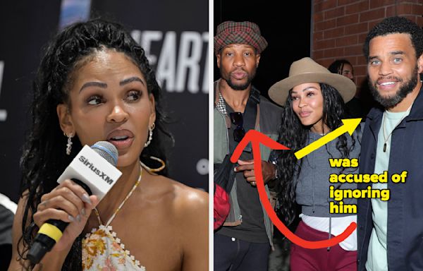 Meagan Good Addressed The Viral Video Showing Michael Ealy Seemingly Ignoring Jonathan Majors