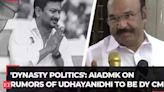 'Dynasty politics…': AIADMK’s D Jayakumar on rumors of Udhayanidhi Stalin to be Tamil Nadu’s Dy CM