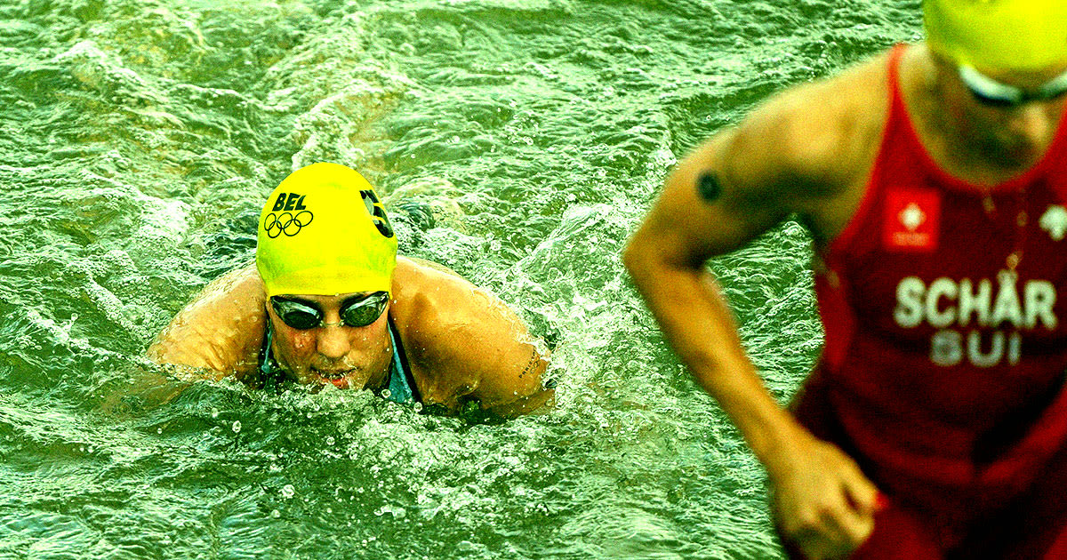 Olympic Athlete Hospitalized After Swimming in Seine River