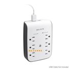 現貨 貝爾金 Belkin Surge Protector 6 Outlet With USB 六孔插座 + 雙 5V/500mA USB 插座 延長線