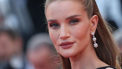 Rosie Huntington-Whitely Exposed Her Undies With A Goth Girl Twist