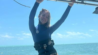 Sydney Sweeney Shares Videos of Her Kitesurfing Adventure — Including a Wipeout