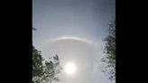 Denmark: Sundog Appears Like Giant Eye Over Frederiksberg