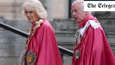 King and Queen arrive at St Paul’s Cathedral for OBE service