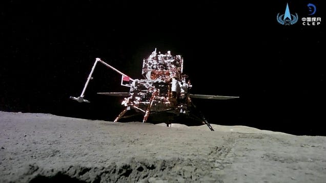 Chinese Probe Heads Back to Earth With Samples From the Moon’s Mysterious Far Side